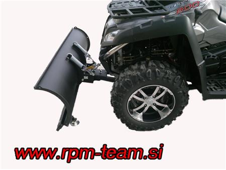 SNEŽNI PLUG CFMOTO 180cm(CFMOTO VSI UTV-JI)Z MONTAŽNO PLOŠČO,NOSILCEM IN GUMO NA DESKI