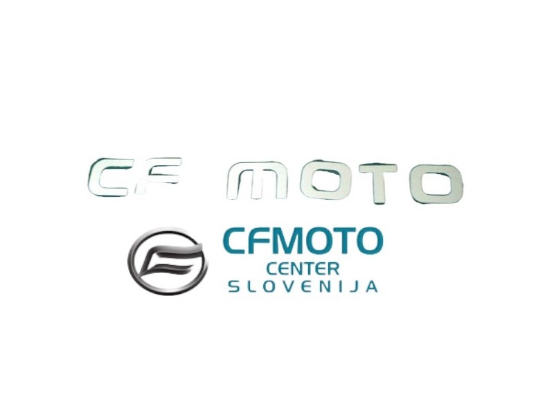 NAPIS CFMOTO NA SPREDNJEM ODBIJAČU