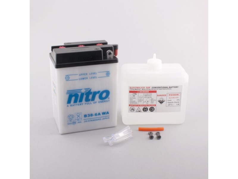 AKOMULATOR - BATERIJA NITRO B38-6A  6V-13Ah  d 119 x š83 x v161 mm  D+