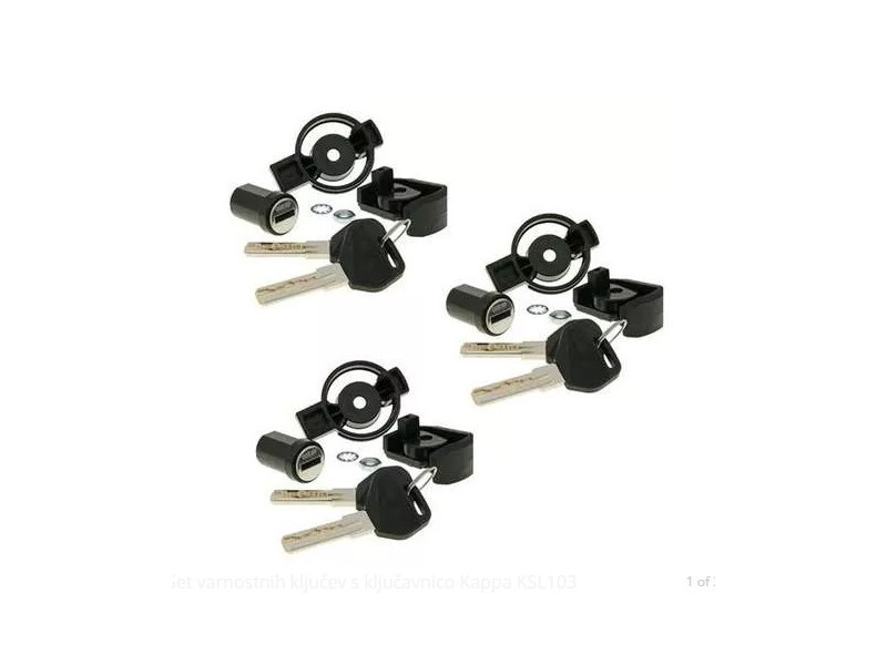 SET KLJUČAVNIC ZA KOVČKE KAPPA 3 VLOŽKI