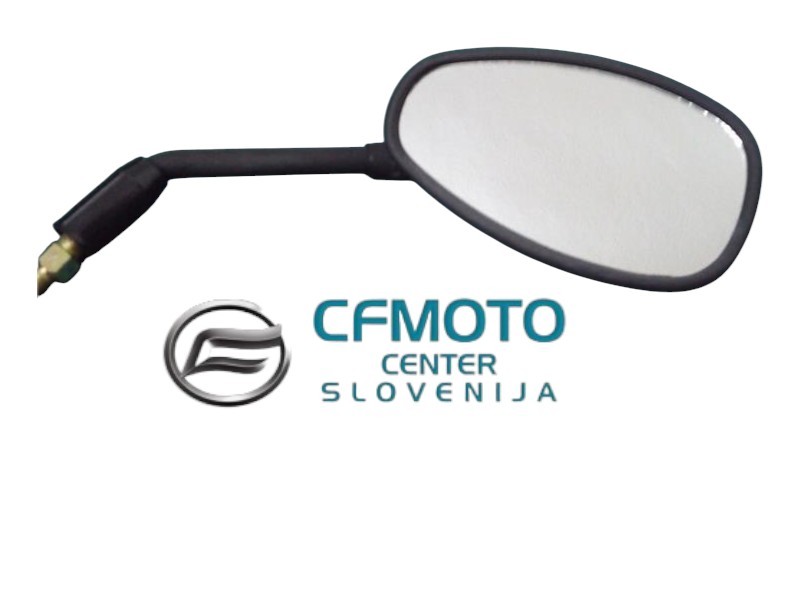 OGLEDALO DESNO MAT ČRNO X-ROAD