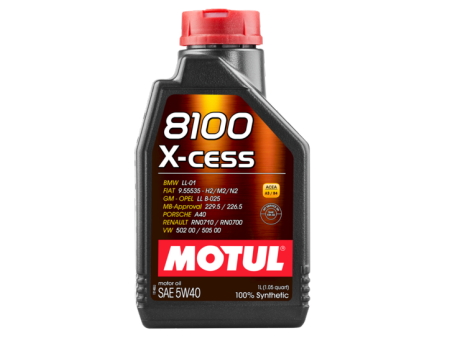 MOTUL 8100 X-cess 5W40 100% SINT. 2L