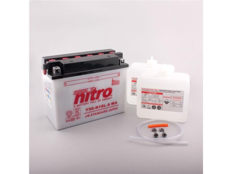 AKOMULATOR - BATERIJA NITRO Y50-N18L-A 12V-20Ah d206 x š91 x v163 mm DESNO+