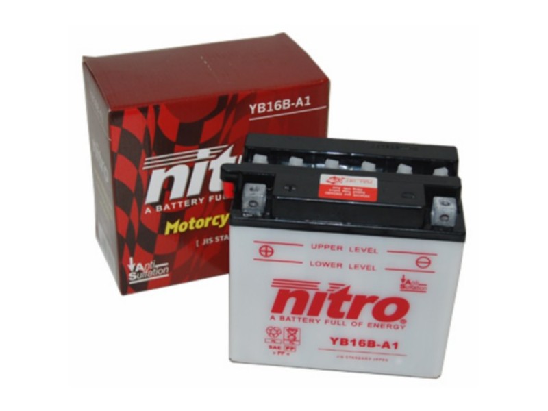 AKOMULATOR - BATERIJA NITRO YB16-B 12V-19Ah d176 x š101 x v156 mm LEVO+