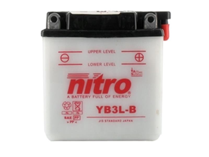 AKOMULATOR - BATERIJA NITRO YB3L-B 12V-3Ah d99 x š57 x v111 mm DESNO+