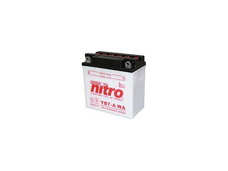AKOMULATOR - BATERIJA NITRO YB7-A 12V-8Ah d137 x š76 x v135 mm LEVO+