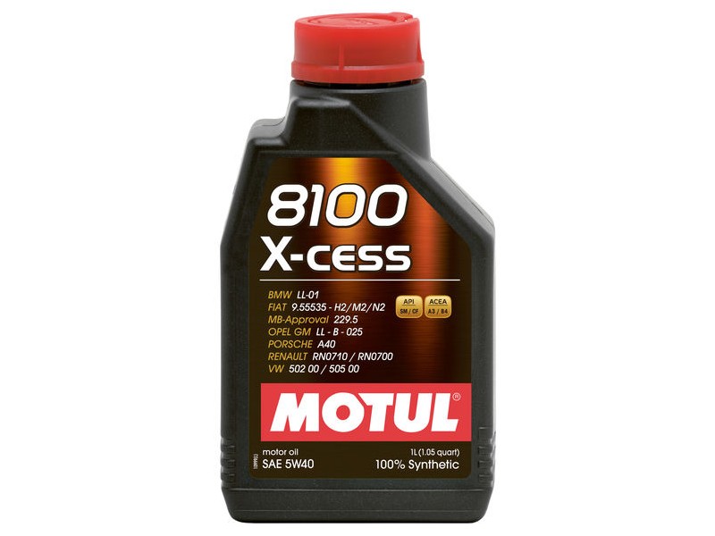 MOTUL 8100X-cess 5W40 100% SINT.