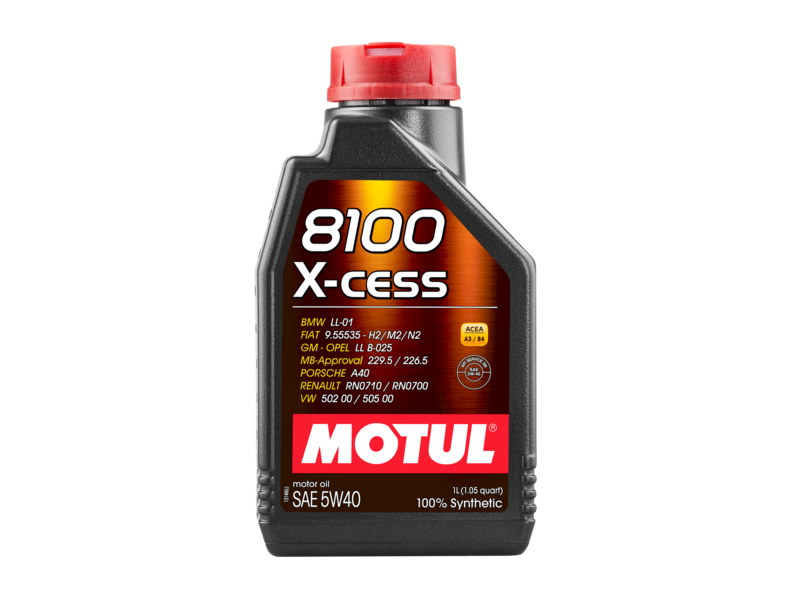 MOTUL 8100 X-cess 5W40 100% SINT. 2L