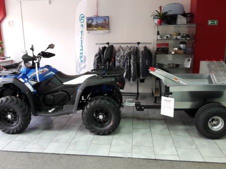 PRIKOLICA ZA ATV / UTV ECO 300 Z VRTLJIVO GLAVO