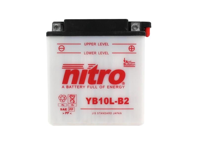 AKOMULATOR - BATERIJA NITRO YB10L-B2 12V-11Ah d136 x š91 x v146 mm DESNO+